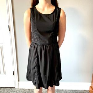 American Eagle Black Lightweight Lace-backed Sleeveless dress
